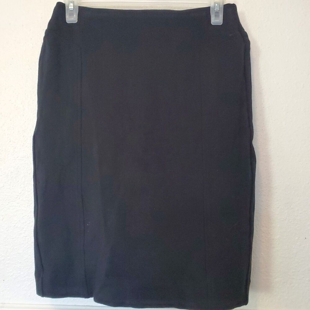 Talbots Black Pencil Skirt‎ Sz 2P Petite Straight Classic Career Office Work